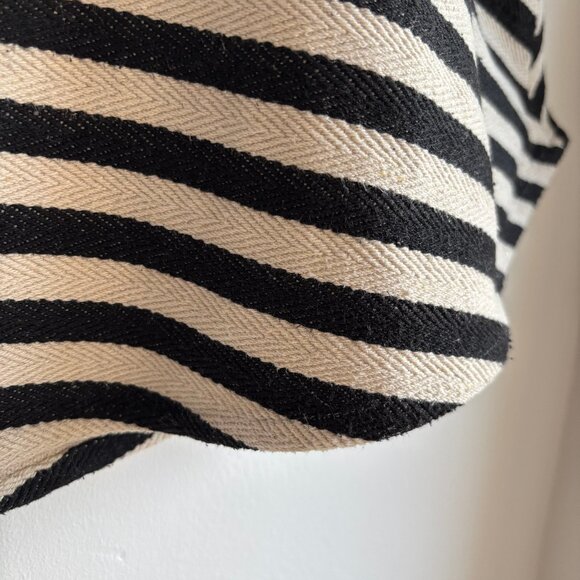 Sz8 Anthro Greylin Woven Chevron Striped Circle Skirt - Picture 4 of 12